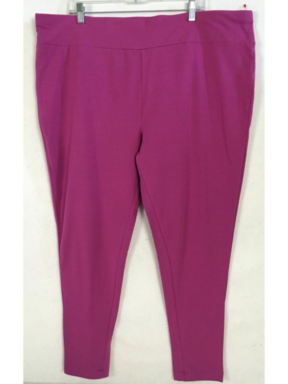 Terra and Sky Leggings Women Size 3X 24W 26W Pink High Rise 27 in Inseam New